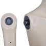 Maniquí de mujer con cabeza redonda