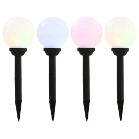 Lámparas solares esféricas de exterior 4 uds LED RGB 15 cm de vidaXL, Iluminación de exterior - Ref: Foro24-44457, Precio: 46...