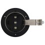 Lámparas solares de exterior LED redondas 6 uds 12 cm blanco