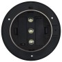 Lámparas solares de exterior LED redondas 6 uds 12 cm blanco