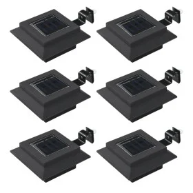 Quadratische LED-Solar-Außenlampen 6 Stück 12 cm schwarz von vidaXL, Außenbeleuchtung - Ref: Foro24-44468, Preis: 42,60 €, Ra...
