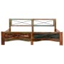 Estructura de cama de madera maciza reciclada 180x200 cm