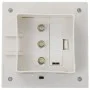 Lámparas solares de exterior LED cuadradas 6 uds 12 cm blanco de vidaXL, Iluminación de exterior - Ref: Foro24-44469, Precio:...