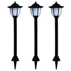 LED-Solarlampen für den Außenbereich, 3 Einheiten, schwarz von vidaXL, Außenbeleuchtung - Ref: Foro24-44471, Preis: 45,75 €, ...