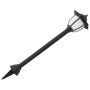 LED-Solarlampen für den Außenbereich, 3 Einheiten, schwarz von vidaXL, Außenbeleuchtung - Ref: Foro24-44471, Preis: 42,11 €, ...