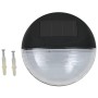 Solar LED Außenwandleuchten 12 Stk. rund schwarz von vidaXL, Außenbeleuchtung - Ref: Foro24-44472, Preis: 48,23 €, Rabatt: %
