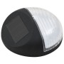 Solar LED Außenwandleuchten 12 Stk. rund schwarz von vidaXL, Außenbeleuchtung - Ref: Foro24-44472, Preis: 48,23 €, Rabatt: %