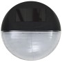Solar LED Außenwandleuchten 12 Stk. rund schwarz von vidaXL, Außenbeleuchtung - Ref: Foro24-44472, Preis: 48,23 €, Rabatt: %