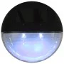 Outdoor solar LED wall lamps 12 units round black by vidaXL, Outdoor lighting - Ref: Foro24-44472, Price: 47,29 €, Discount: %