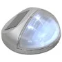 Lámparas solares LED de pared exterior 12 uds redondas plateada de vidaXL, Iluminación de exterior - Ref: Foro24-44473, Preci...