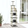 Cat scratching post with dark gray sisal posts 216 cm by vidaXL, Cat furniture - Ref: Foro24-171529, Price: 100,35 €, Discoun...