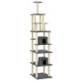 Katzenkratzbaum mit dunkelgrauen Sisalstämmen, 216 cm von vidaXL, Katzenmöbel - Ref: Foro24-171529, Preis: 101,88 €, Rabatt: %