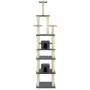 Cat scratching post with dark gray sisal posts 216 cm by vidaXL, Cat furniture - Ref: Foro24-171529, Price: 100,35 €, Discoun...