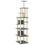 Cat scratching post with dark gray sisal posts 216 cm by vidaXL, Cat furniture - Ref: Foro24-171529, Price: 100,35 €, Discoun...
