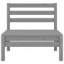 Set of 3-piece solid pine wood garden furniture in gray. by vidaXL, Garden sets - Ref: Foro24-806599, Price: 113,81 €, Discou...