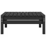 Garden furniture set 3 pieces solid black pine wood by vidaXL, Garden sets - Ref: Foro24-806601, Price: 153,60 €, Discount: %