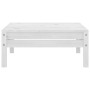 Gartenmöbel-Set 3-teilig aus massivem weißem Kiefernholz von vidaXL, Gartensets - Ref: Foro24-806603, Preis: 145,18 €, Rabatt: %
