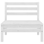 Gartenmöbel-Set 4-teilig aus massivem weißem Kiefernholz von vidaXL, Gartensets - Ref: Foro24-806618, Preis: 201,62 €, Rabatt: %