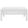 Gartenmöbel-Set 4-teilig aus massivem weißem Kiefernholz von vidaXL, Gartensets - Ref: Foro24-806618, Preis: 201,62 €, Rabatt: %