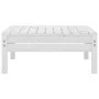 Gartenmöbel-Set 4-teilig aus massivem weißem Kiefernholz von vidaXL, Gartensets - Ref: Foro24-806618, Preis: 199,13 €, Rabatt: %