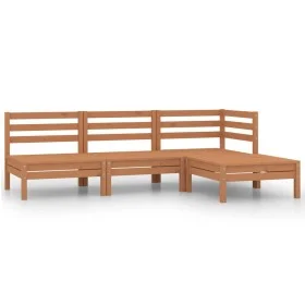 Garden furniture set 4 pieces solid honey brown pine wood by vidaXL, Garden sets - Ref: Foro24-806620, Price: 201,94 €, Disco...