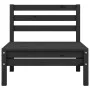 Garden furniture set 4 pieces solid black pine wood by vidaXL, Garden sets - Ref: Foro24-806626, Price: 206,04 €, Discount: %