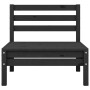 Gartenmöbel-Set 4-teilig aus massivem schwarzem Kiefernholz von vidaXL, Gartensets - Ref: Foro24-806626, Preis: 208,75 €, Rab...