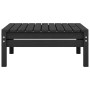 Gartenmöbel-Set 4-teilig aus massivem schwarzem Kiefernholz von vidaXL, Gartensets - Ref: Foro24-806626, Preis: 208,75 €, Rab...