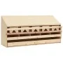 Chicken nesting box with 5 pine wood compartments 117x33x54cm by vidaXL, Egg incubators - Ref: Foro24-170659, Price: 145,15 €...