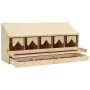 Chicken nesting box with 5 pine wood compartments 117x33x54cm by vidaXL, Egg incubators - Ref: Foro24-170659, Price: 145,15 €...