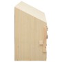 Ponedero para gallinas 5 compartimentos madera pino 117x33x54cm de vidaXL, Incubadoras de huevos - Ref: Foro24-170659, Precio...