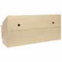 Ponedero para gallinas 5 compartimentos madera pino 117x33x54cm