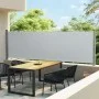 Retractable side awning for patio gray 140x600 cm by vidaXL, Umbrellas - Ref: Foro24-313373, Price: 84,10 €, Discount: %
