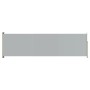 Toldo lateral retráctil de jardín gris 180x600 cm de vidaXL, Sombrillas - Ref: Foro24-317968, Precio: 103,48 €, Descuento: %