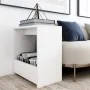 Weißer Beistelltisch aus Sperrholz, 50x26x50 cm von vidaXL, Seitentische - Ref: Foro24-806687, Preis: 29,44 €, Rabatt: %