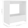 Weißer Beistelltisch aus Sperrholz, 50x26x50 cm von vidaXL, Seitentische - Ref: Foro24-806687, Preis: 29,44 €, Rabatt: %