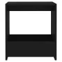 Black plywood side table 50x26x50 cm by vidaXL, Side tables - Ref: Foro24-806688, Price: 28,64 €, Discount: %