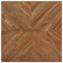 Mesa de centro madera maciza de acacia 110x110x36 cm