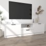 Weißer TV-Schrank aus Sperrholz, 140 x 35 x 40 cm von vidaXL, TV-Möbel - Ref: Foro24-811448, Preis: 88,45 €, Rabatt: %