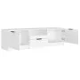 White plywood TV cabinet 140x35x40 cm by vidaXL, TV Furniture - Ref: Foro24-811448, Price: 86,95 €, Discount: %