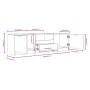 Weißer TV-Schrank aus Sperrholz, 140 x 35 x 40 cm von vidaXL, TV-Möbel - Ref: Foro24-811448, Preis: 88,45 €, Rabatt: %