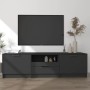 Schwarzer TV-Schrank aus Sperrholz, 140 x 35 x 40 cm von vidaXL, TV-Möbel - Ref: Foro24-811449, Preis: 85,00 €, Rabatt: %