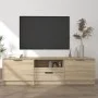 TV-Möbel Sperrholz Sonoma Eiche 140x35x40 cm von vidaXL, TV-Möbel - Ref: Foro24-811451, Preis: 88,00 €, Rabatt: %
