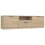 TV-Möbel Sperrholz Sonoma Eiche 140x35x40 cm von vidaXL, TV-Möbel - Ref: Foro24-811451, Preis: 89,58 €, Rabatt: %