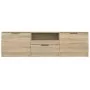 TV-Möbel Sperrholz Sonoma Eiche 140x35x40 cm von vidaXL, TV-Möbel - Ref: Foro24-811451, Preis: 88,00 €, Rabatt: %