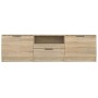 TV-Möbel Sperrholz Sonoma Eiche 140x35x40 cm von vidaXL, TV-Möbel - Ref: Foro24-811451, Preis: 89,58 €, Rabatt: %