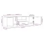 TV-Möbel Sperrholz Sonoma Eiche 140x35x40 cm von vidaXL, TV-Möbel - Ref: Foro24-811451, Preis: 88,00 €, Rabatt: %