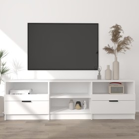 Mueble para TV madera contrachapada blanco 150x33,5x45 cm de vidaXL, Muebles TV - Ref: Foro24-811457, Precio: 98,45 €, Descue...