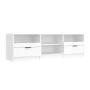 Weißer TV-Schrank aus Sperrholz, 150 x 33,5 x 45 cm von vidaXL, TV-Möbel - Ref: Foro24-811457, Preis: 97,32 €, Rabatt: %