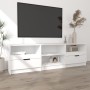 Weißer TV-Schrank aus Sperrholz, 150 x 33,5 x 45 cm von vidaXL, TV-Möbel - Ref: Foro24-811457, Preis: 98,45 €, Rabatt: %